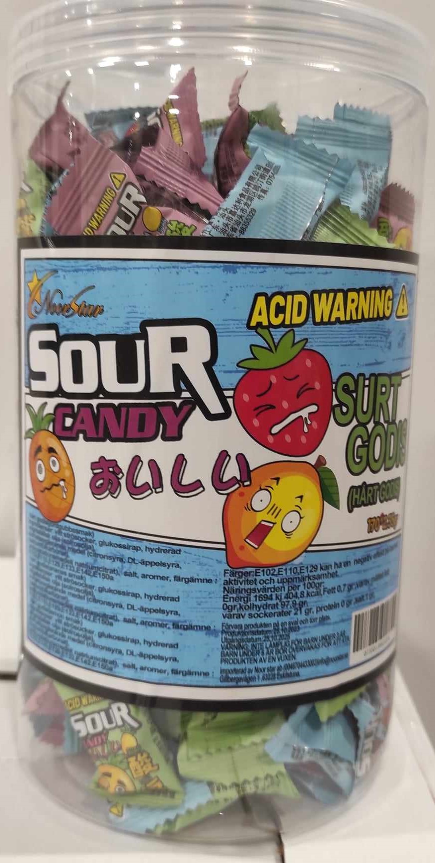 Super Sour Jars Candy